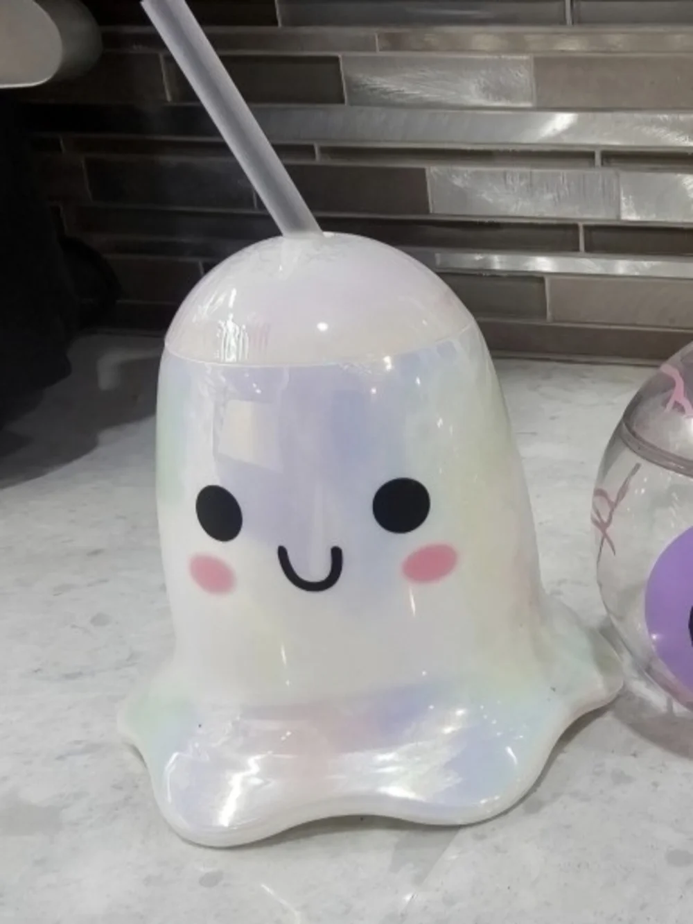 Cute Ghost, Eyeball, and Candy Corn Drink Tumbler Set - Halloween Cups